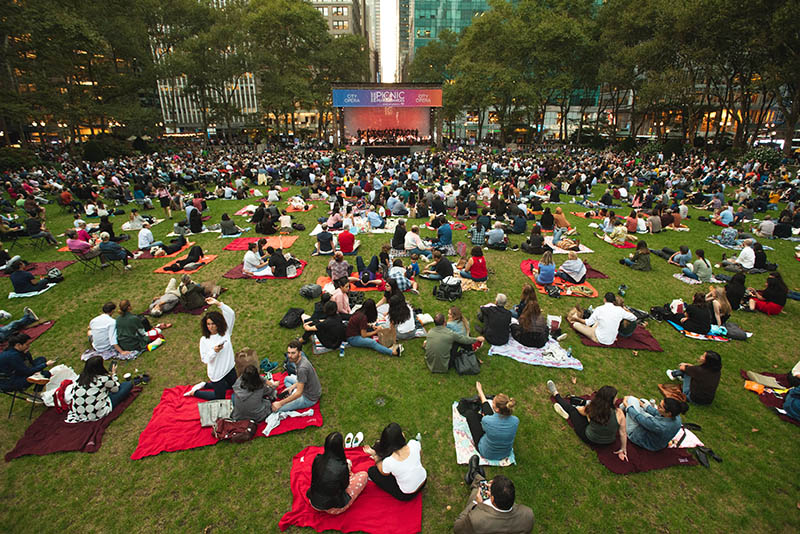 2019 NYC Opera Performance in Bryant Park