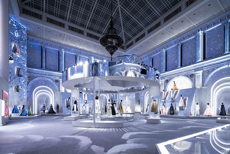 Christian Dior Designer of Dreams exhibition main atrium