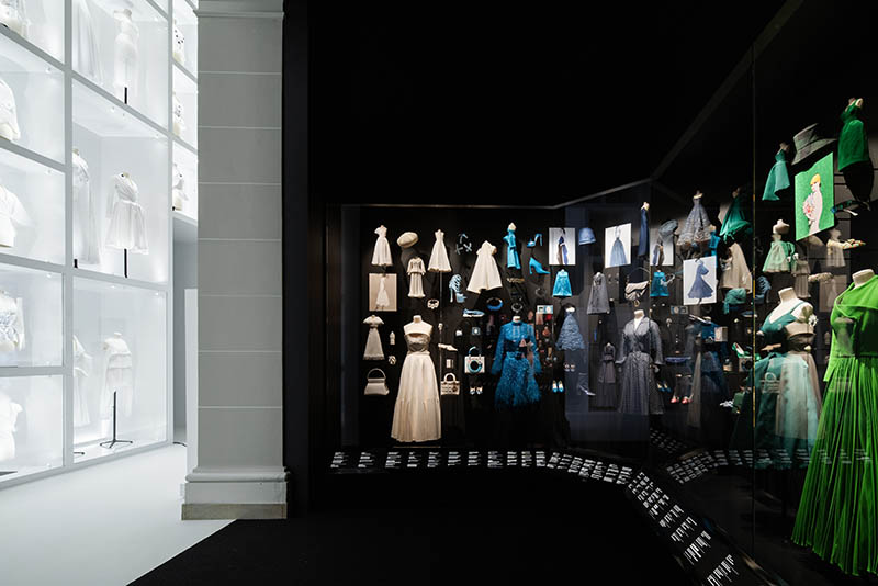 Christian Dior Designer of Dreams exhibition colorama