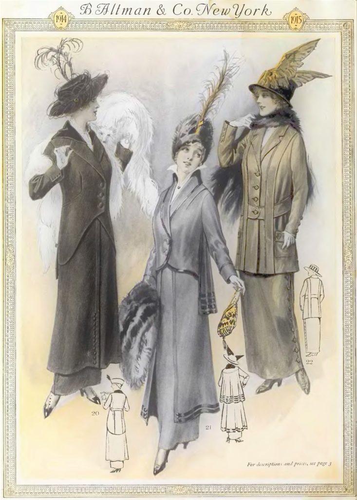 Advertisement for B. Altman and Company for Women's clothes