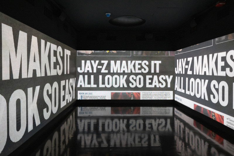 Book of Hov Jay-Z exhibit at BPL
