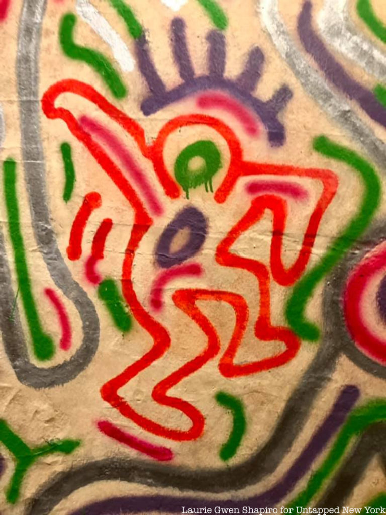 Keith Haring mural at City Center in New York City