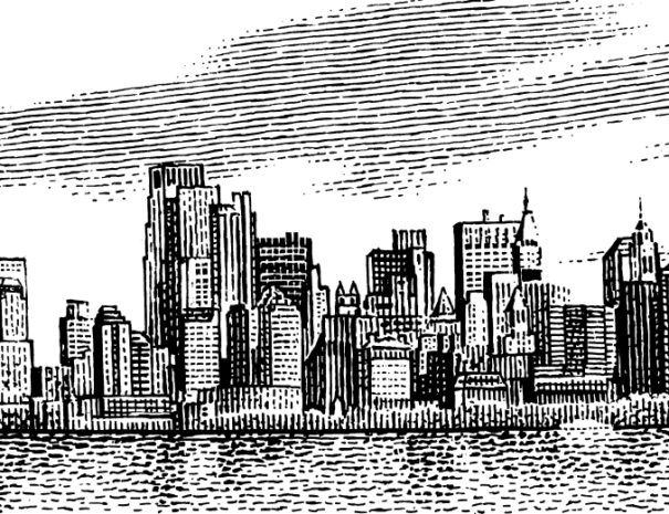 illustration of New York City