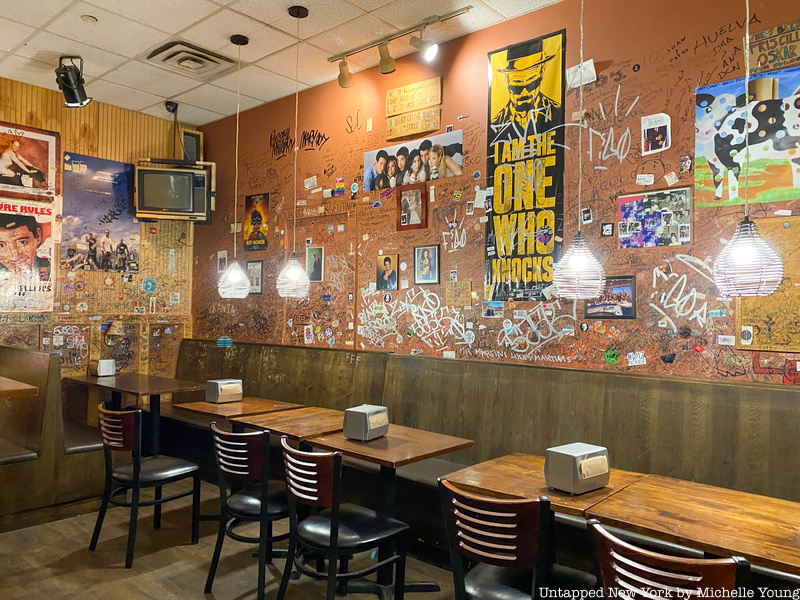 the interior of Burger Joint NYC