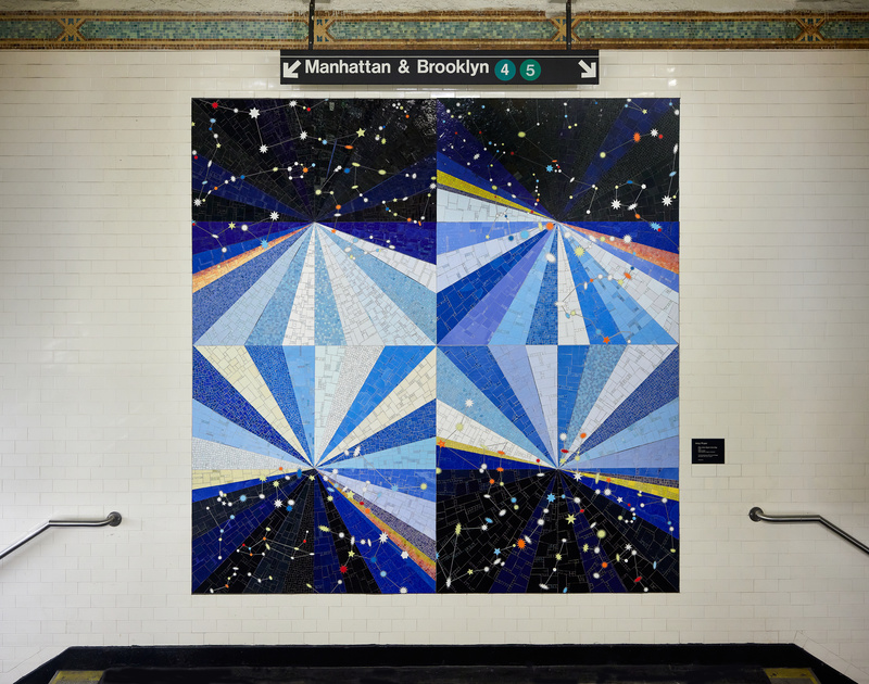 art installation in the 138th Street Grand Concourse subway station