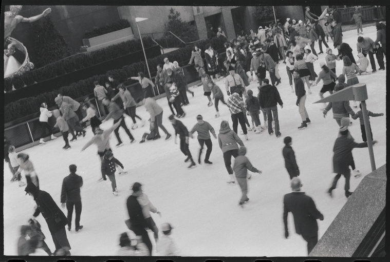 Ice skating at Rockefeller Center NYC