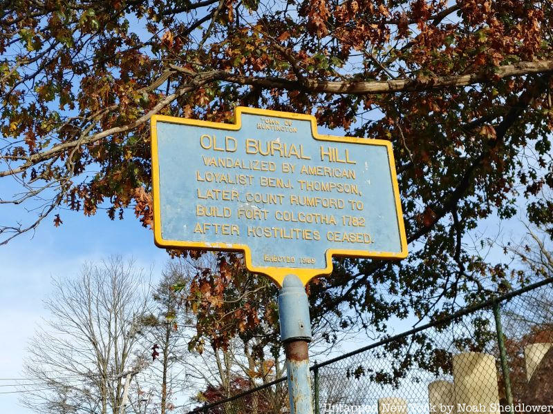 sign for Old Burial Hill