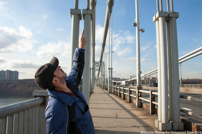 Dave Freider on the George Washington Bridge