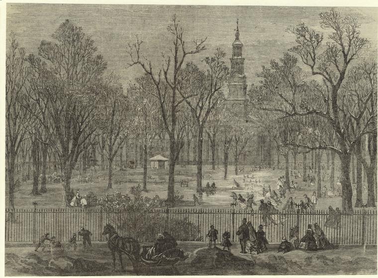 etching of St. John's park