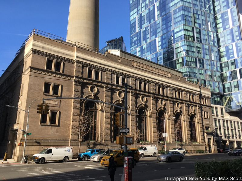 Side view of the 59th Street IRT Powerhouse in the Upper West Side of Manhattan
