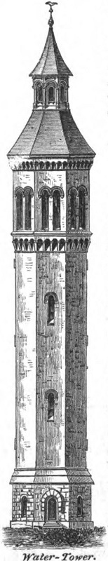 drawing of the tower from 1870