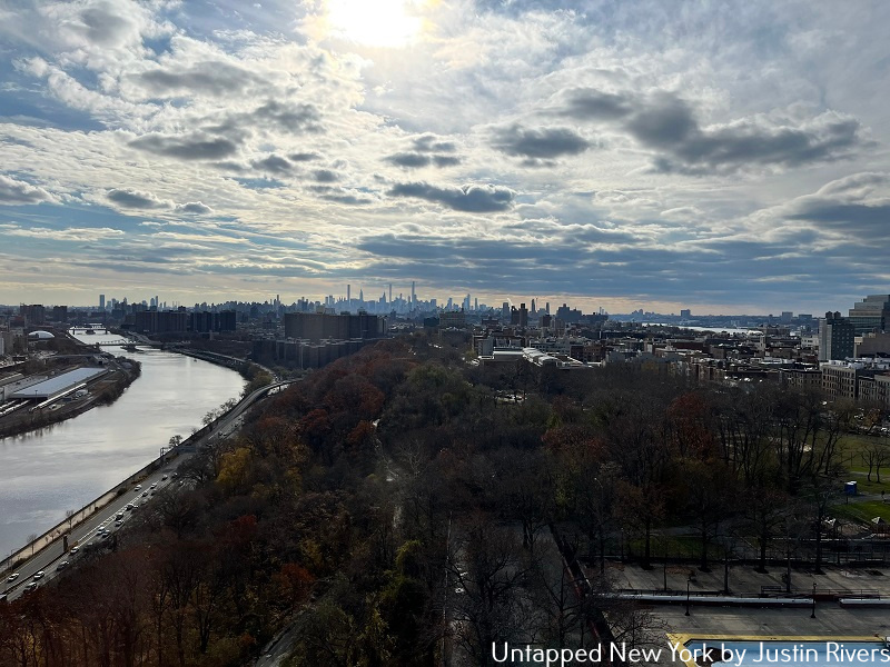 view of Manhattan seen from the Highbridge Water Tower