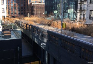 The High Line in the mid 20s in Chelsea Manhattan NYC