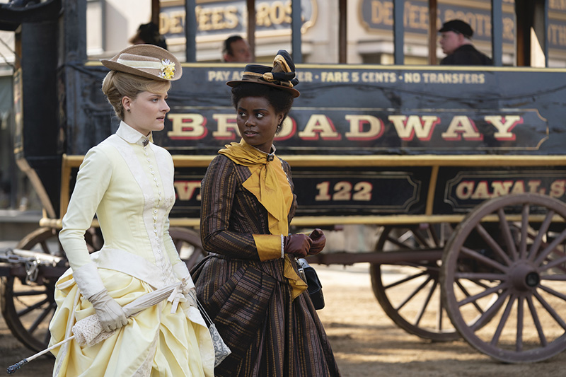 Marian and Peggy on Broadway, The Gilded Age filming locations