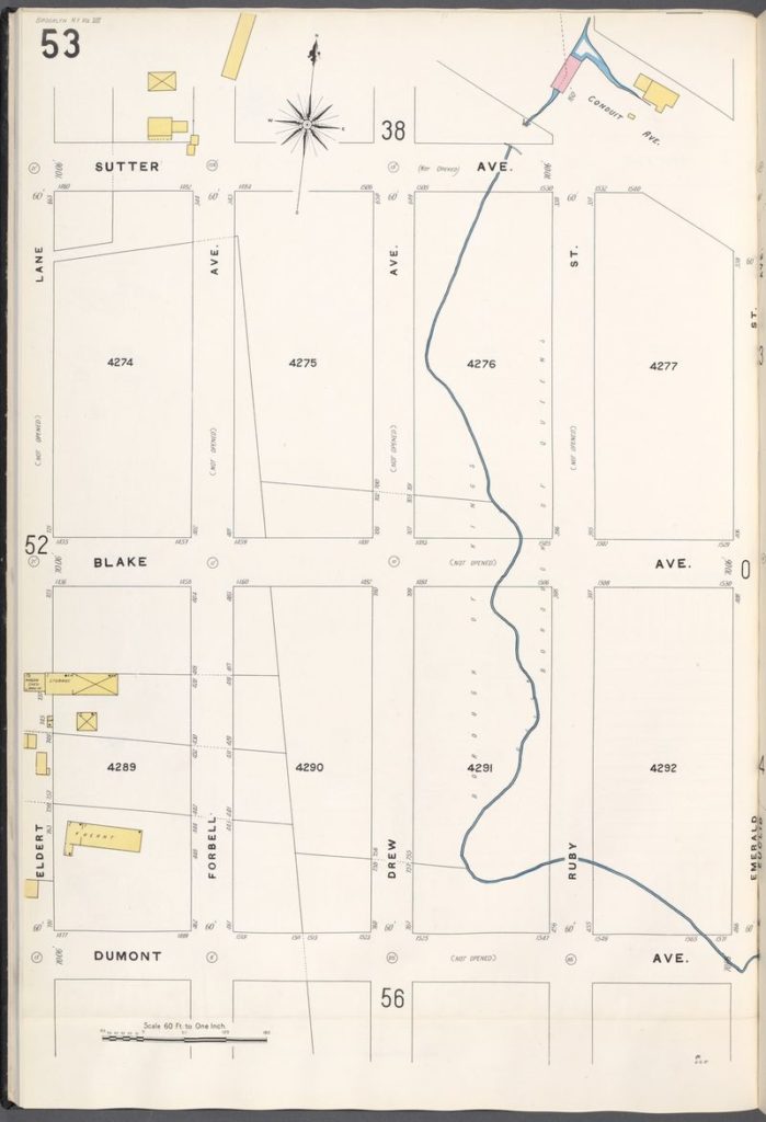 Map of The Hole 1907
