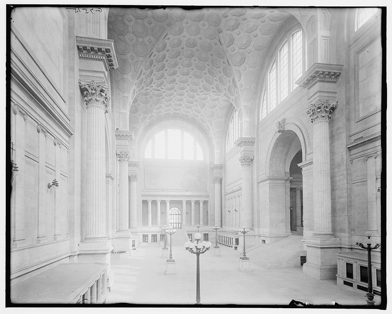 Old Penn Station looks like Baths of Caracalla in Rome