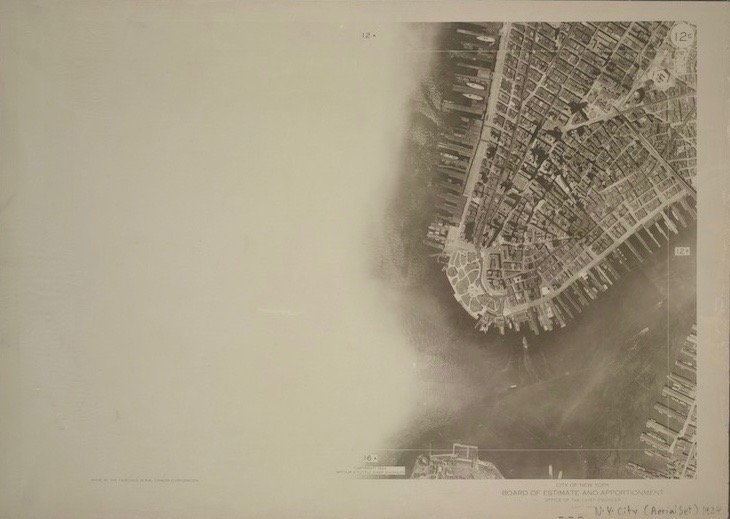 1924 aerial photo via NYPL's Digital Collections