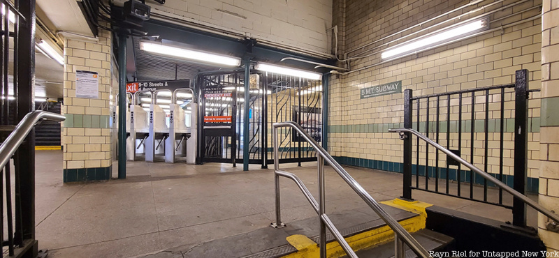 subway staircase