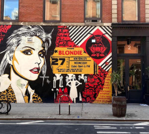 Blondie Mural in the East Village