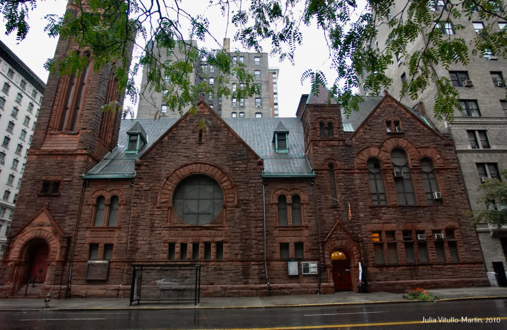 West Park Presbyterian Church facade along 86th street.