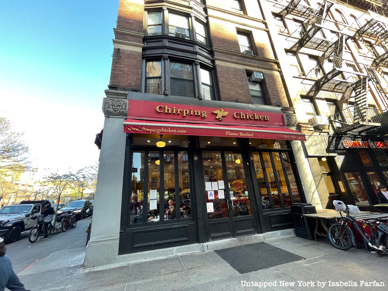 Chirping Chicken located on Columbus Avenue between West 105th Street and West 106th Street