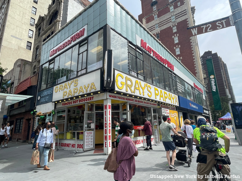 Gray's Papaya on Broadway and West 72nd Street