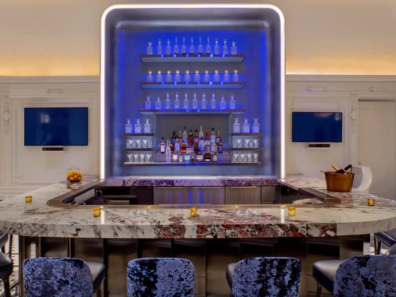 The Algonquin Hotel's newly renovated Blue Bar