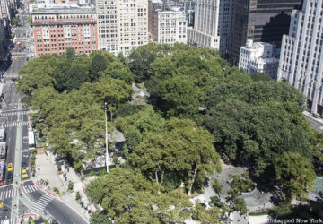 Madison Square Park aerial view