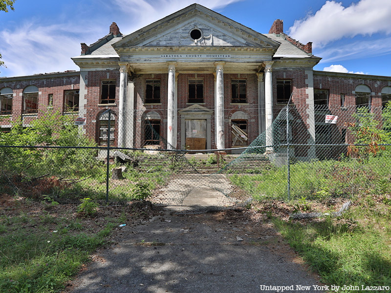 Saratoga Homestead abandoned hospital building