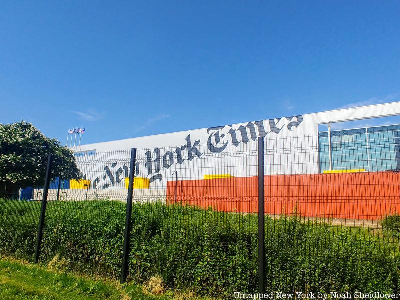New York Times printing plant