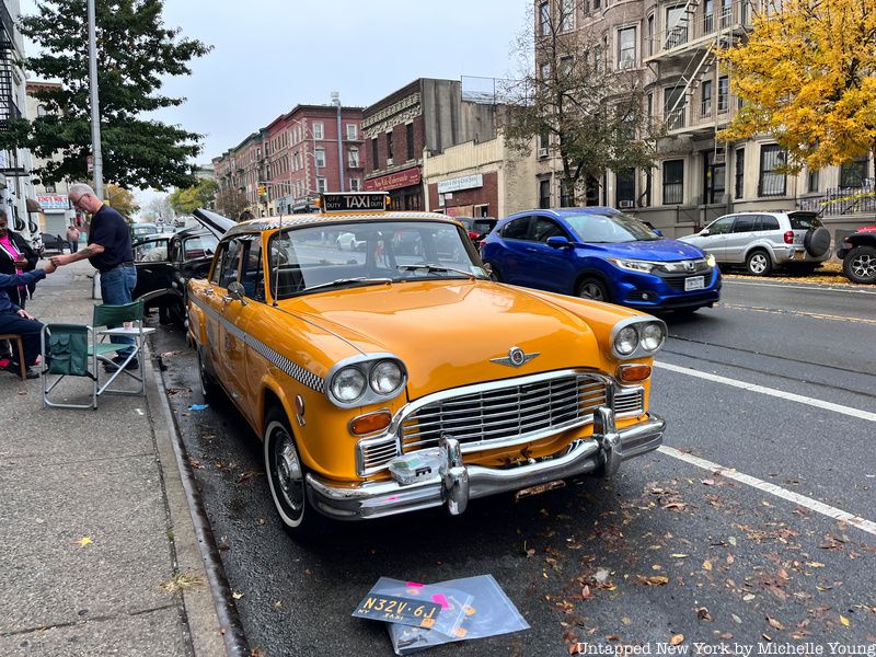 Vintage new york city taxi cab