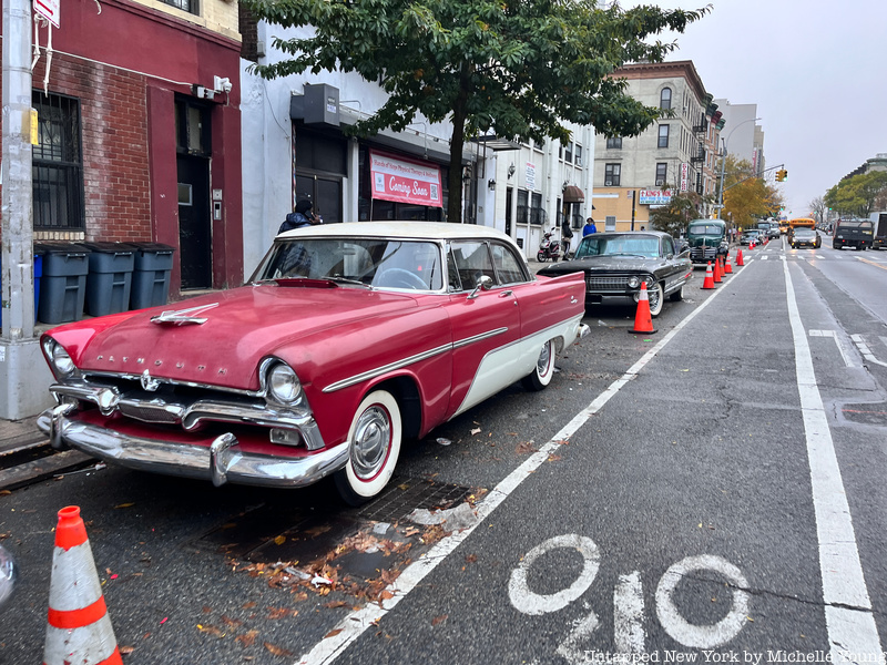 Vintage plymouth car on set of Marvelous Mrs. Maisel