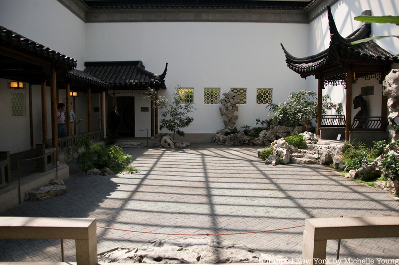 The Chinese Garden at the Met museum