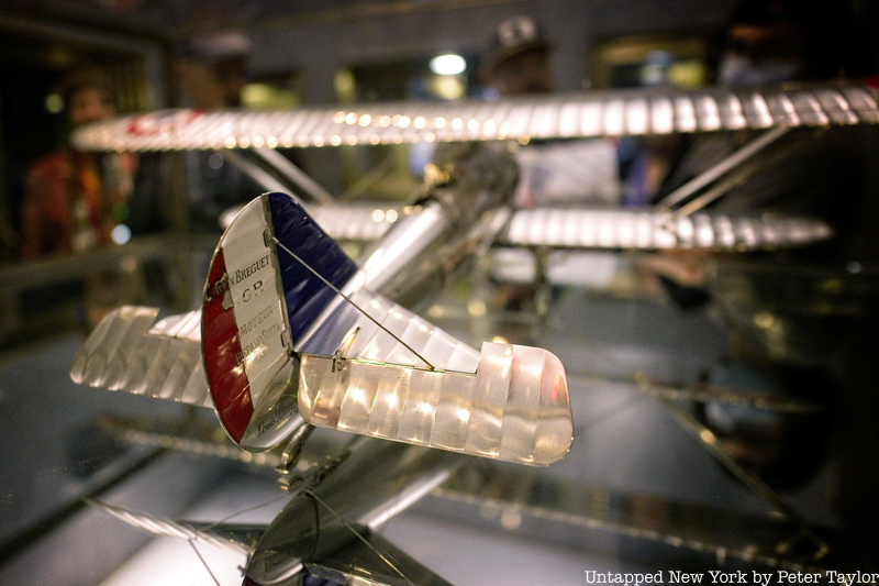 The tale of a silver Cartier model plane in Rockefeller Center