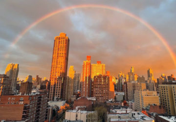 Rainbow over NYC