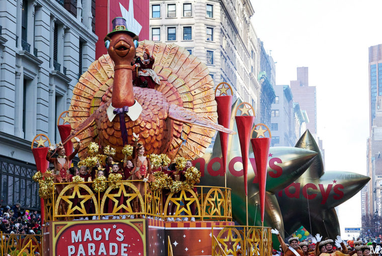 Tom Turkey at the Macy's Thanksgiving Day Parade
