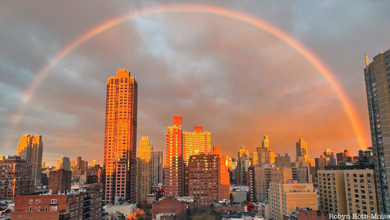 Rainbow over the Upper East Side