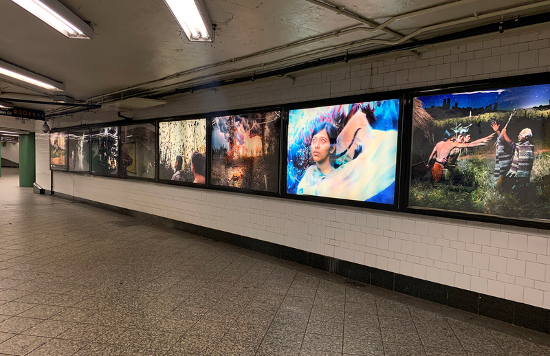 Stories at Atlantic Av-Barclays Ctr Station art installation for January
