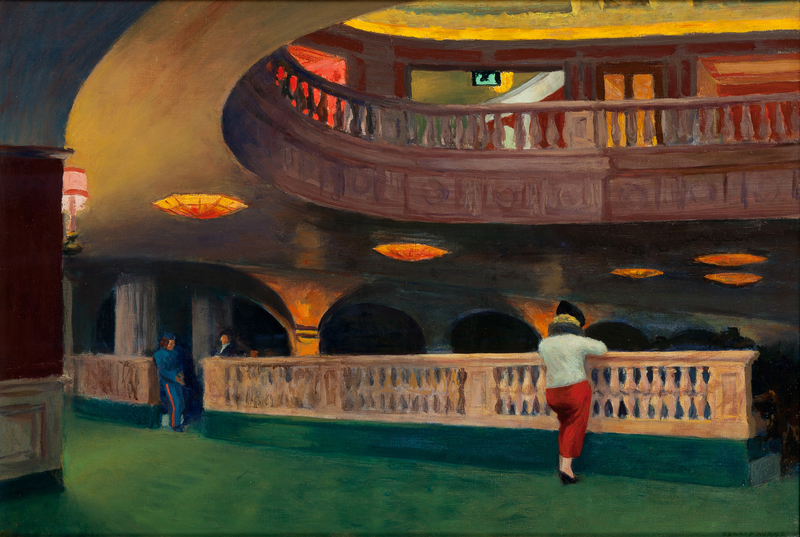 Sheridan Theater interior Edward Hopper Painting