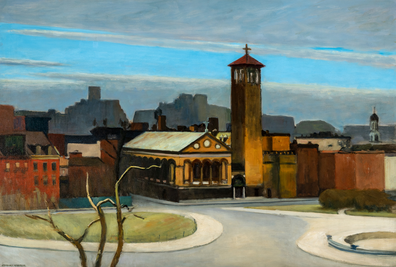 Washington Square Edward Hopper painting