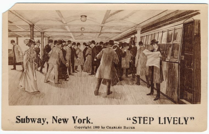 1909 subway ad