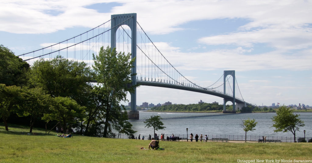 A view of the Whitestone Bridge from Francis Lewis Park