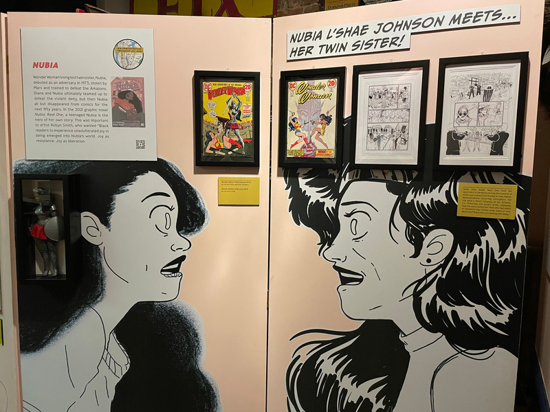 Wonder Woman exhibit at City Reliquary
