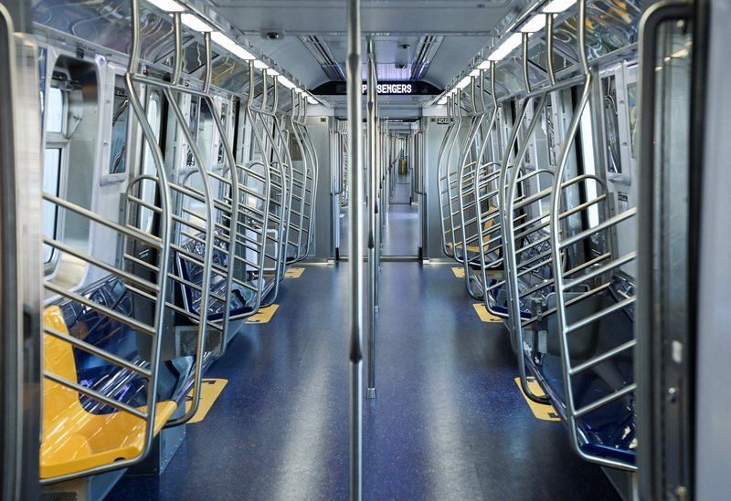 Inside the R211 subway cars