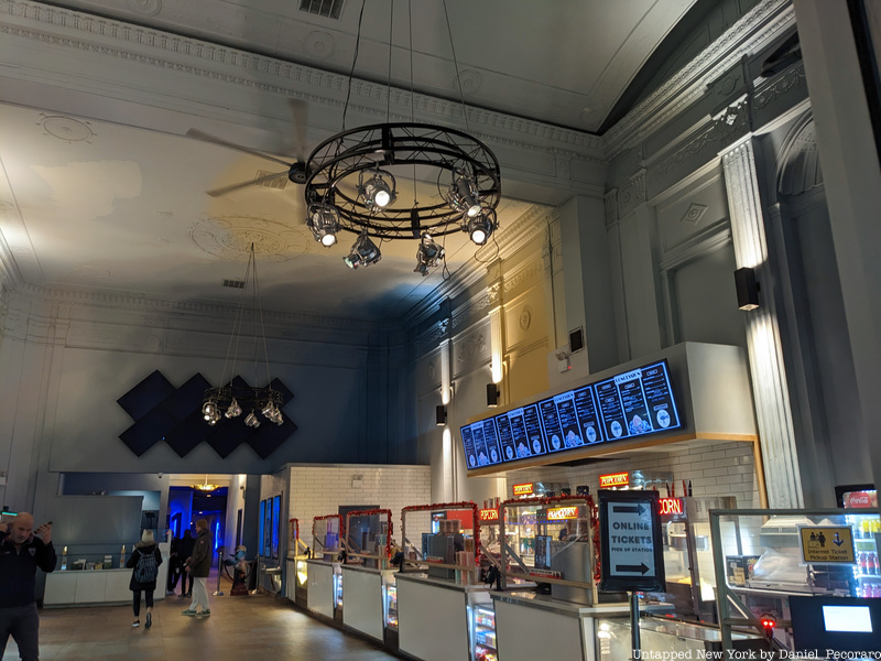 Inside lobby of Alpine cinemas
