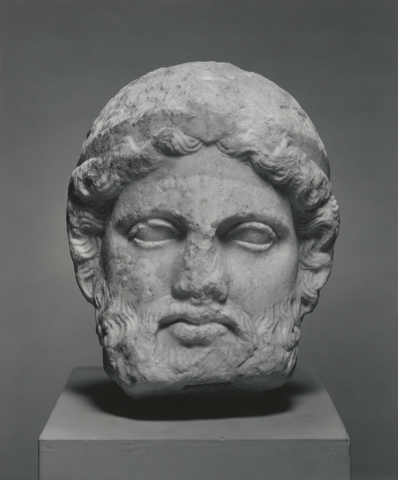 A stone sculpture of Hermes' head that was stolen in a Metropolitan Museum of Art heist