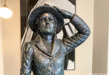 Annie Moore statue at Ellis Island