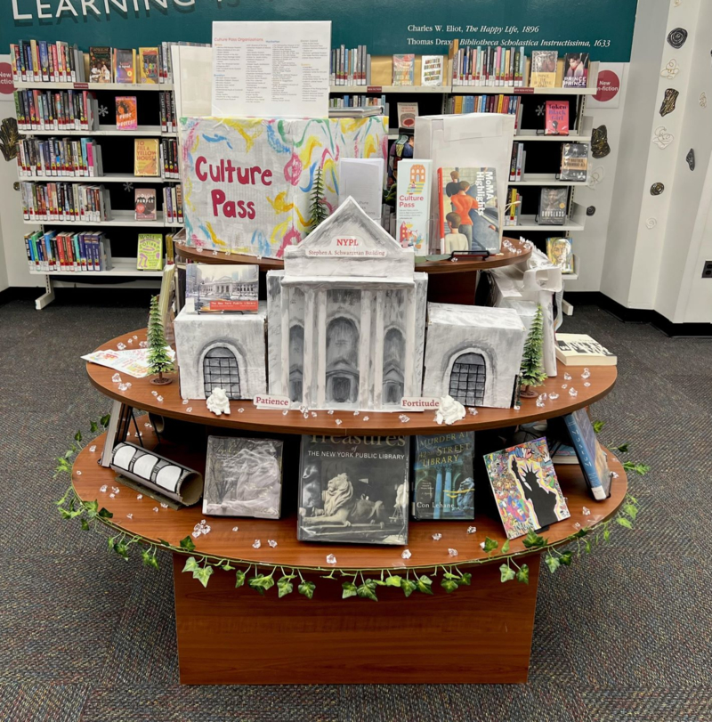 Library book display
