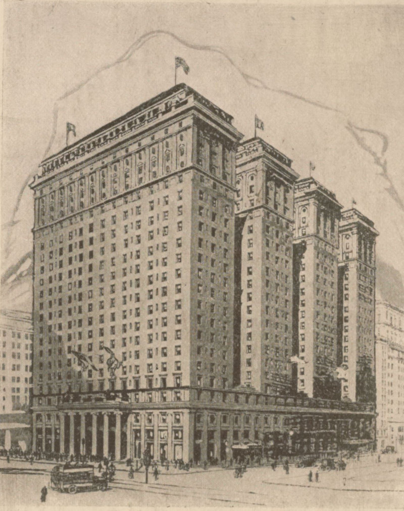 Hotel Pennsylvania sketch