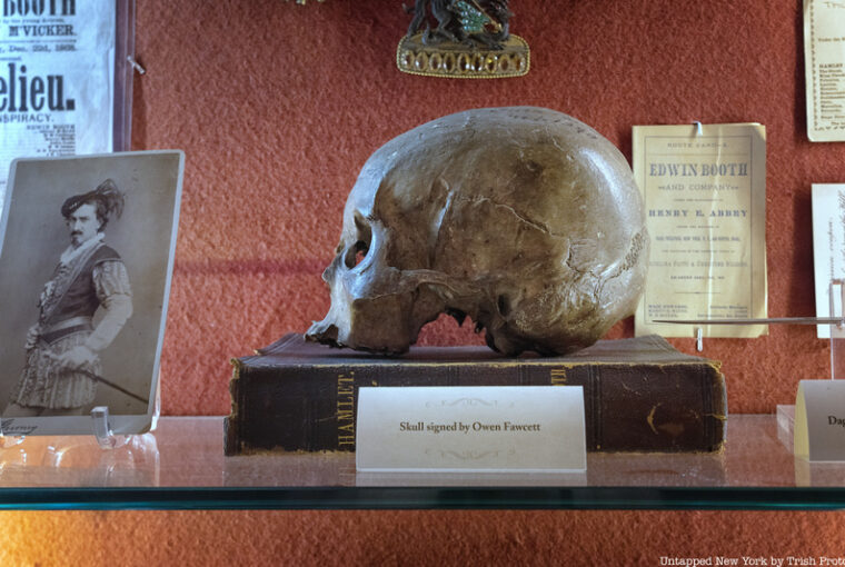 Human skull at The Players